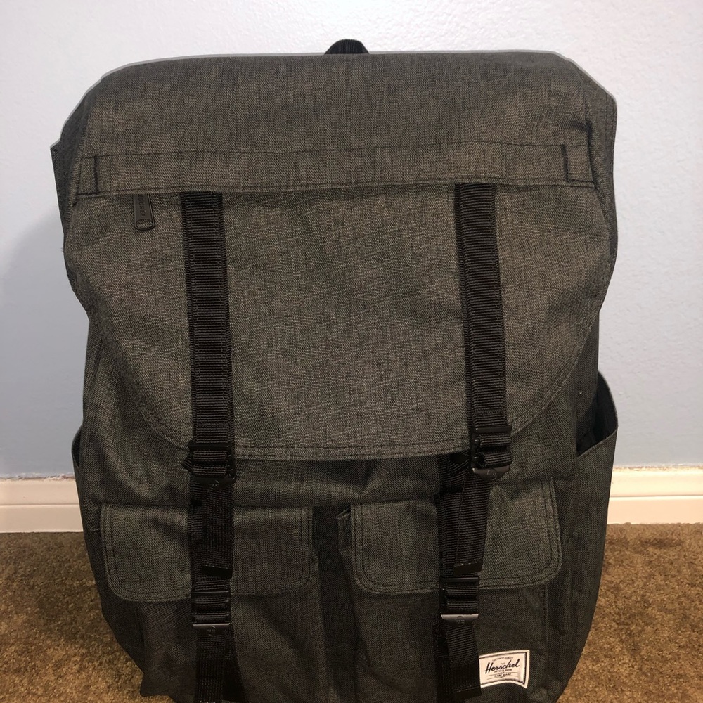 SOLD!! HERSCHEL BUCKINGHAM DARK GRAY BACKPACK